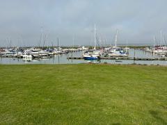 Bradwell Marina - we were hoping for some breakfast here but nothing was open :(